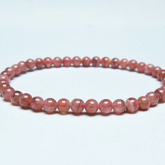 ＼P5倍＆最大2,000円OFF／ インカローズ ブレスレット 5mm ロードクロサイト ブレス 菱マンガン鉱 bracelet インカの薔薇 inca rose 一点物 メール便可 [M便 1/10] 111-46588