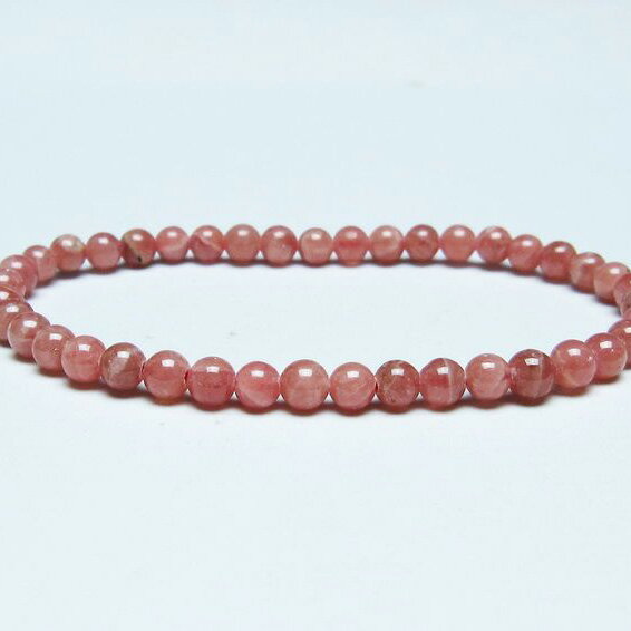 ＼P5倍＆最大2,000円OFF／ インカローズ ブレスレット 5mm ロードクロサイト ブレス 菱マンガン鉱 bracelet インカの薔薇 inca rose 一点物 メール便可 [M便 1/10] 111-46589