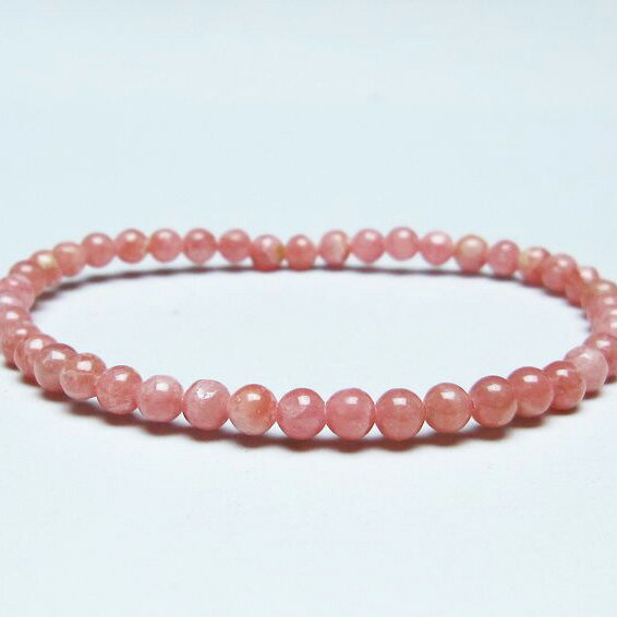 ＼P5倍＆最大2,000円OFF／ インカローズ ブレスレット 4mm ロードクロサイト ブレス 菱マンガン鉱 bracelet インカの薔薇 inca rose 一点物 メール便可 [M便 1/10] 111-46604
