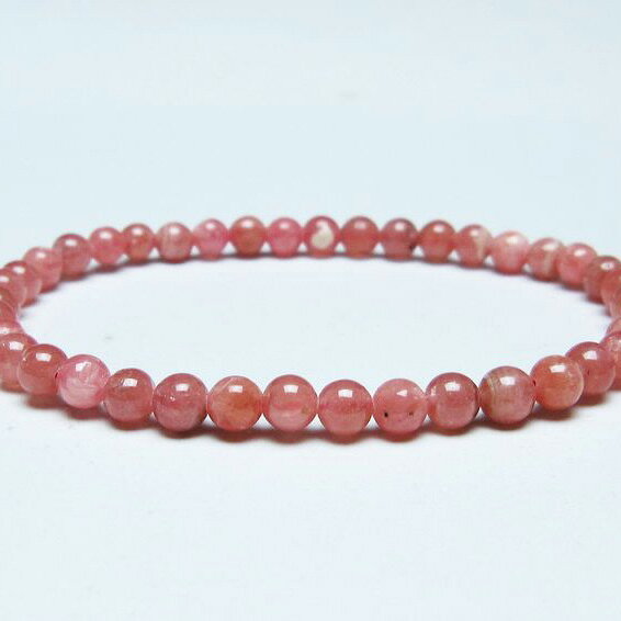 ＼P5倍＆最大2,000円OFF／ インカローズ ブレスレット 5mm ロードクロサイト ブレス 菱マンガン鉱 bracelet インカの薔薇 inca rose 一点物 メール便可 [M便 1/10] 111-46616