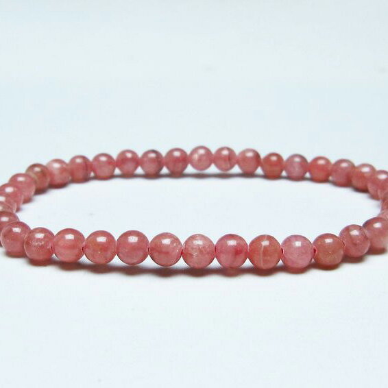 ＼P5倍＆最大2,000円OFF／ インカローズ ブレスレット 5mm ロードクロサイト ブレス 菱マンガン鉱 bracelet インカの薔薇 inca rose 一点物 メール便可 [M便 1/10] 111-46618