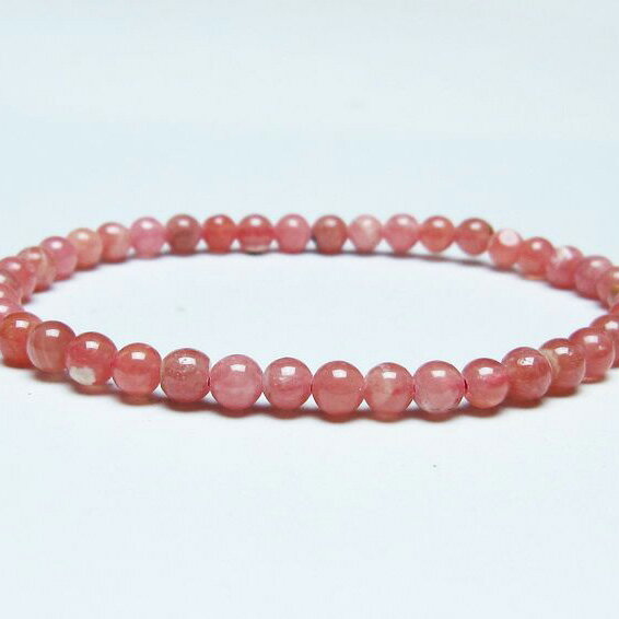 ＼P5倍＆最大2,000円OFF／ インカローズ ブレスレット 5mm ロードクロサイト ブレス 菱マンガン鉱 bracelet インカの薔薇 inca rose 一点物 メール便可 [M便 1/10] 111-46622