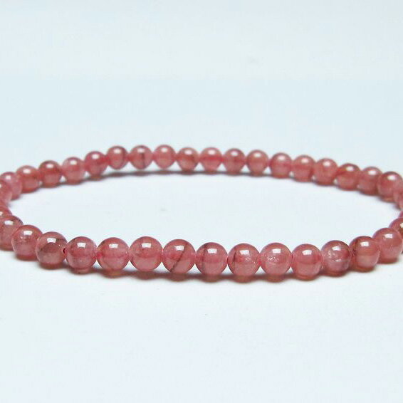 ＼P5倍＆最大2,000円OFF／ インカローズ ブレスレット 5mm ロードクロサイト ブレス 菱マンガン鉱 bracelet インカの薔薇 inca rose 一点物 メール便可 [M便 1/10] 111-46624