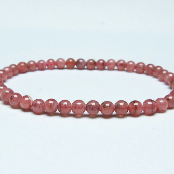 ＼P5倍＆最大2,000円OFF／ インカローズ ブレスレット 5mm ロードクロサイト ブレス 菱マンガン鉱 bracelet インカの薔薇 inca rose 一点物 メール便可 [M便 1/10] 111-46628