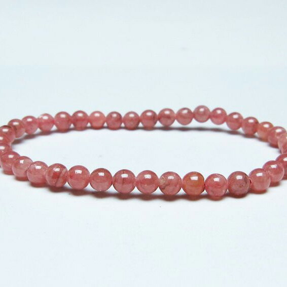 ＼P5倍＆最大2,000円OFF／ インカローズ ブレスレット 5mm ロードクロサイト ブレス 菱マンガン鉱 bracelet インカの薔薇 inca rose 一点物 メール便可 [M便 1/10] 111-46635