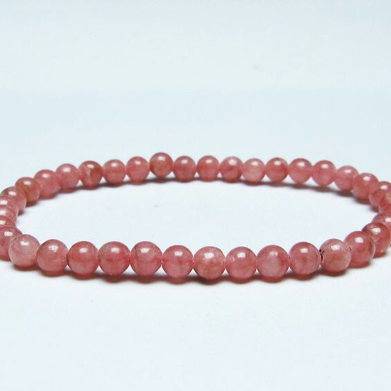 ＼P5倍＆最大2,000円OFF／ インカローズ ブレスレット 5mm ロードクロサイト ブレス 菱マンガン鉱 bracelet インカの薔薇 inca rose 一点物 メール便可 [M便 1/10] 111-46636