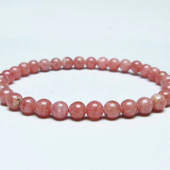 ＼P5倍＆最大2,000円OFF／ インカローズ ブレスレット 5mm ロードクロサイト ブレス 菱マンガン鉱 bracelet インカの薔薇 inca rose 一点物 メール便可 [M便 1/10] 111-46637