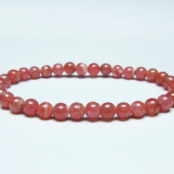 ＼P5倍＆最大2,000円OFF／ インカローズ ブレスレット 5mm ロードクロサイト ブレス 菱マンガン鉱 bracelet インカの薔薇 inca rose 一点物 メール便可 [M便 1/10] 111-46639