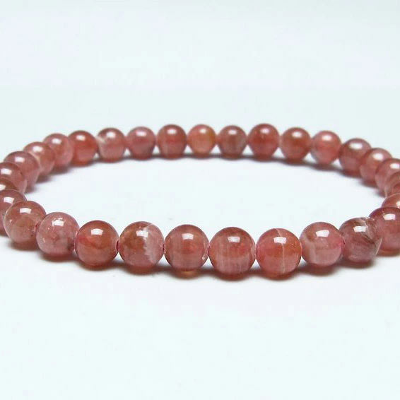 ＼P5倍＆最大2,000円OFF／ インカローズ ブレスレット 6mm ロードクロサイト ブレス 菱マンガン鉱 bracelet インカの薔薇 inca rose 一点物 メール便可 [M便 1/10] 111-46643