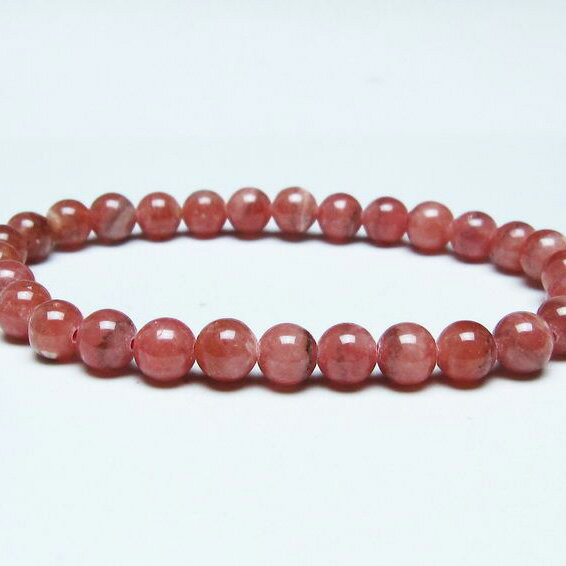 ＼P5倍＆最大2,000円OFF／ インカローズ ブレスレット 7mm ロードクロサイト ブレス 菱マンガン鉱 bracelet インカの薔薇 inca rose 一点物 メール便可 [M便 1/10] 111-46653