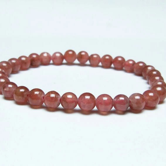 ＼P5倍＆最大2,000円OFF／ インカローズ ブレスレット 6mm ロードクロサイト ブレス 菱マンガン鉱 bracelet インカの薔薇 inca rose 一点物 メール便可 [M便 1/10] 111-46665