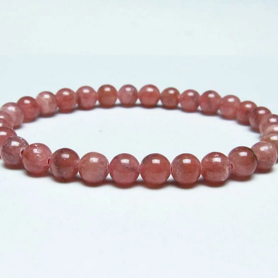 ＼P5倍＆最大2,000円OFF／ インカローズ ブレスレット 6mm ロードクロサイト ブレス 菱マンガン鉱 bracelet インカの薔薇 inca rose 一点物 メール便可 [M便 1/10] 111-46666