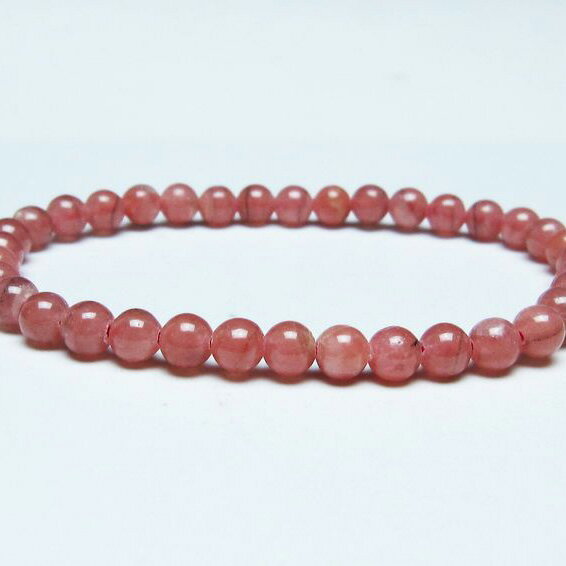 ＼P5倍＆最大2,000円OFF／ インカローズ ブレスレット 5mm ロードクロサイト ブレス 菱マンガン鉱 bracelet インカの薔薇 inca rose 一点物 メール便可 [M便 1/10] 111-46672