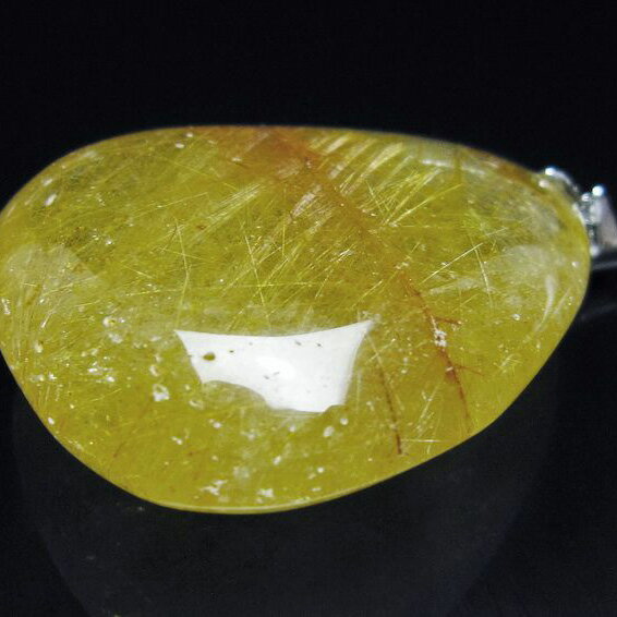 ルチルクォーツ ペンダント ルチレイテッドクォーツ ペンダントトップ pendant 一点物 メール便可 [M便..