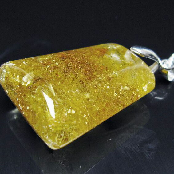 ルチルクォーツ ペンダント ルチレイテッドクォーツ ペンダントトップ pendant 一点物 メール便可 [M便..