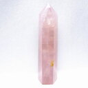 ローズクォーツ 六角柱 ばら水晶 ポイント 置物 rose quartz 一点物 152-3476