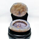 1.1Kg トレジャーメノウ 台座付属 アゲート 財宝メノウ 聚宝盆瑪瑙 agate ジオード 原石 瑪瑙 置物 龍穴 パワースポット 風水 開運 一点物 送料無料 175-1389
