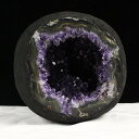 3.8Kg アメジストドーム ウルグアイ産 サークルジオード 原石 amethyst 卓上サイズ アメジストカペーラ 高品質 ミニドーム 開運 風水 玄関 パワ...