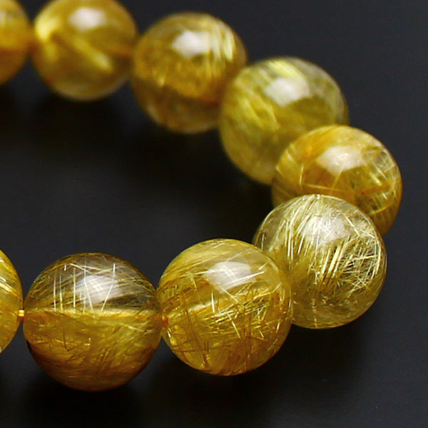 タイチンルチル ブレスレット 15〜17mm bracelet ブレス rutilelated quartz ルチルクォーツ ルチレイテッドクォーツ メンズ レ...