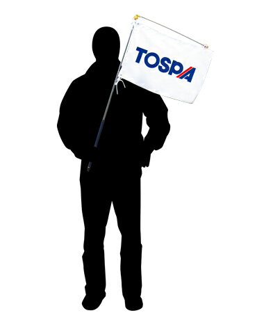 TOSPA 手旗用クリップポール 90cm その1