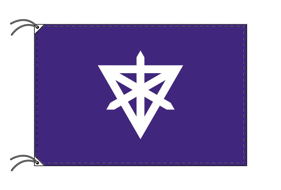 TOSPA 墨田区旗 東京23区の旗 70×105cm テトロン製 日本製 東京都の区旗シリーズ