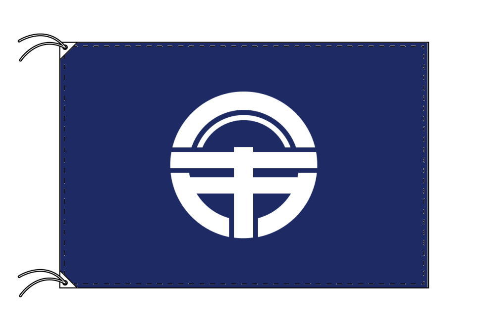 TOSPA 徳島市旗 徳島県県庁所在地の市の旗 70×105cm テトロン製 日本製 日本の県庁所在地旗シリーズ