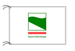 TOSPA イタリア 州旗 エミリア=ロマーニャ州(100×150cm 高級テトロン製 日本製)
