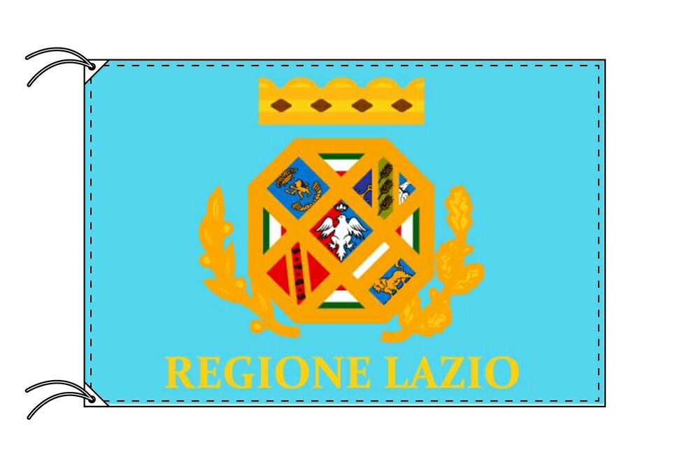 TOSPA イタリア 州旗 ラツィオ州（90×135cm 高級テトロン製 日本製）