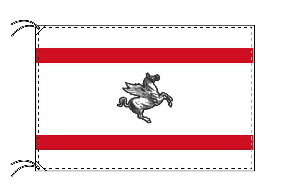 TOSPA イタリア 州旗 トスカーナ州（90×135cm 高級テトロン製 日本製）