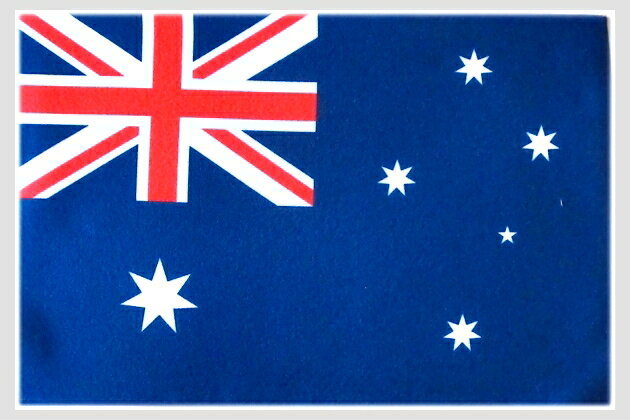 TOSPA 世界の国旗 ミニタオル ハンドタオル オーストラリア国旗柄 素早い吸水 速乾のマイクロファイバー生地 ミニメガネ拭き スマホ タブレット レンズクリーナークロス