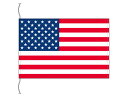 TOSPA アメリカ USA 国旗 卓上旗 旗サイズ16×24cm テトロントロマット製 日本製 世界の国旗シリーズ