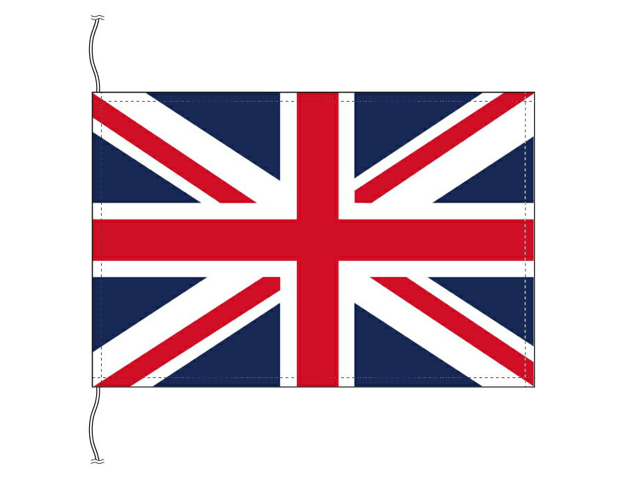 TOSPA イギリス 英国 UK 国旗 卓上旗 旗サイズ16×24cm テトロントロマット製 日本製 世界の国旗シリーズ