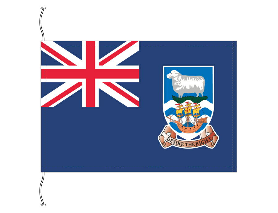 TOSPA イギリス海外領の旗 フォークランド諸島の旗（卓上旗16×24cm）【受注生産】