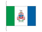 TOSPA ユーコン準州の旗 カナダの州旗 卓上旗 旗サイズ16×24cm テトロントロマット製 日本製 世界各国の州旗シリーズ