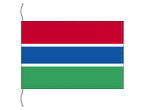 TOSPA ガンビア 国旗 卓上旗 旗サイズ16×24cm テトロントロマット製 日本製 世界の国旗シリーズ