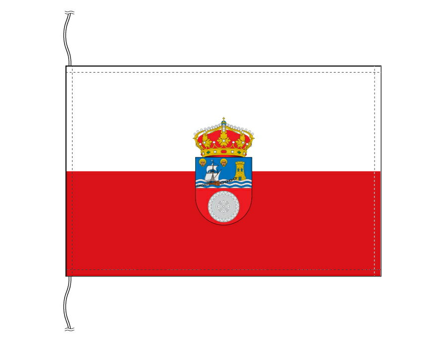 TOSPA スペイン 自治州旗 カンタブリア州（卓上旗16×24cm 高級テトロン 日本製）