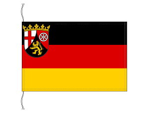 TOSPA ドイツ 州旗 ラインラント＝プファルツ州（卓上旗16×24cm 高級テトロン 日本製）