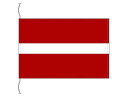 TOSPA ラトビア 国旗 卓上旗 旗サイズ16×24cm テトロントロマット製 日本製 世界の国旗シリーズ