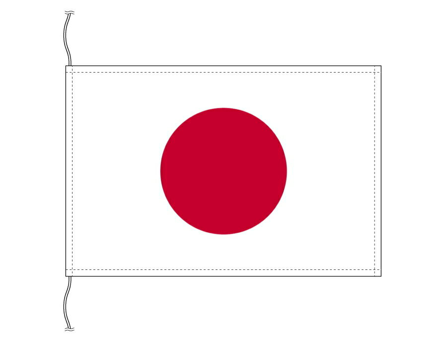 TOSPA 日本 国旗 卓上旗 旗サイズ16×24cm テトロントロマット製 日本製 世界の国旗シリーズ