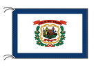 TOSPA ウェストバージニア州旗[アメリカ合衆国の州旗 70×105cm 高級テトロン製]