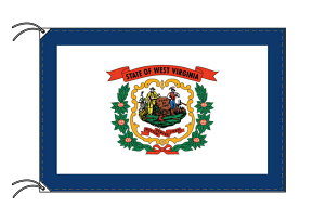 TOSPA ウェストバージニア州旗[アメリカ合衆国の州旗 90×135cm 高級テトロン製]
