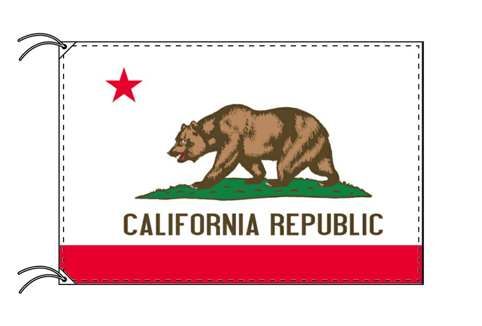 TOSPA カリフォルニア州旗[アメリカ合衆国の州旗 90×135cm 高級テトロン製]