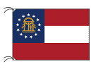 TOSPA ジョージア州旗[アメリカ合衆国の州旗 70×105cm 高級テトロン製]