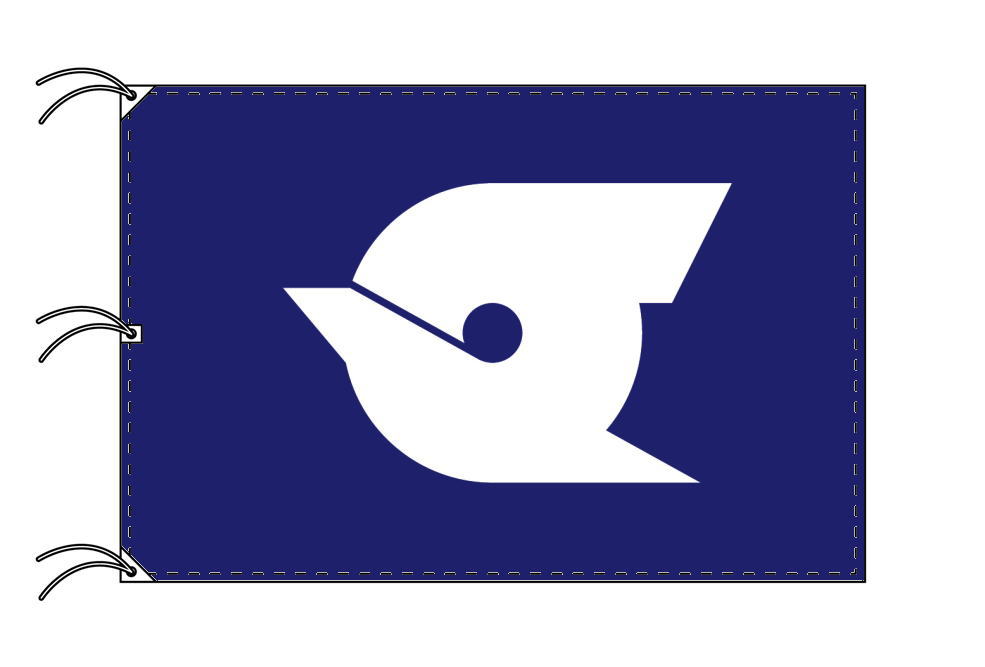 TOSPA 江戸川区旗 東京23区の旗 140×210cm テトロン製 日本製 東京都の区旗シリーズ