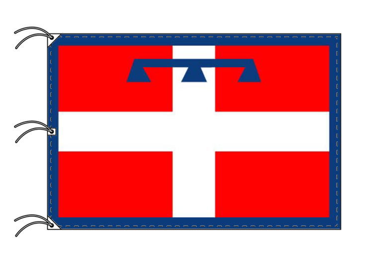 TOSPA イタリア 州旗 ピエモンテ州（140×210cm 高級テトロン製 日本製）