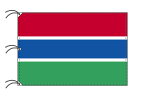 TOSPA ガンビア 国旗 140×210cm テトロン製 日本製 世界の国旗シリーズ