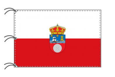 TOSPA スペイン 自治州旗 カンタブリア州（140×210cm 高級テトロン 日本製）