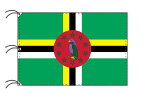 TOSPA ドミニカ国 国旗 140×210cm テトロン製 日本製 世界の国旗シリーズ