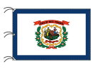 TOSPA ウェストバージニア州旗[アメリカ合衆国の州旗 140×210cm 高級テトロン製]