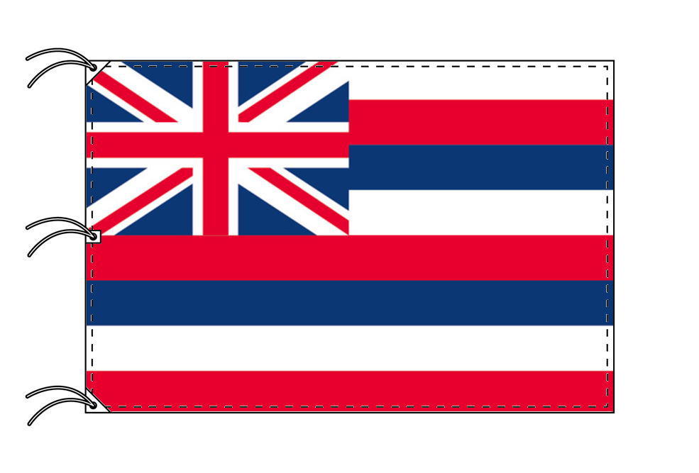 TOSPA ハワイ州旗[アメリカ合衆国の州旗 140×210cm 高級テトロン製]